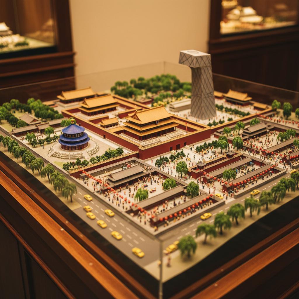 Beijing Miniature Diorama - Tilt-Shift Photography